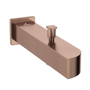 ALIVE RANGE BATH TUB SPOUT WITH BUTTON - JAQUAR FAUCETS - ( ANTIQUE COPPER - BATH TUB-SPOUT - 0x15 mm - 0inchX0.5inch )