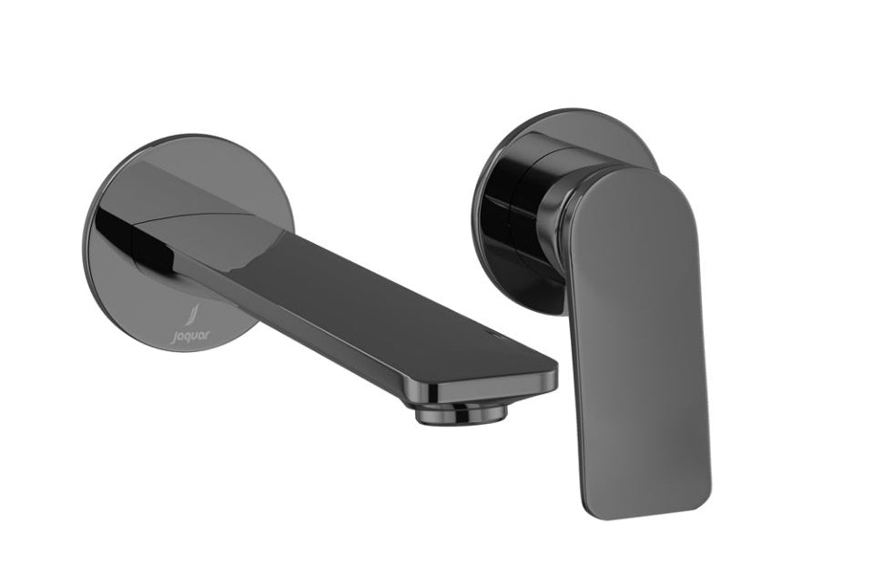 EXPOSED PART SL BUILT IN WALL - JAQUAR FAUCETS - ( BLACK CHROME - LAGUNA - 0x15 mm - 0inchX0.5inch )