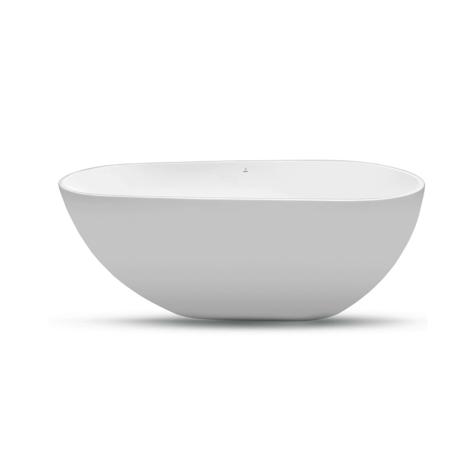 FREE STANDING BATH TUB W/WASTE & OVRFLOW - JAQUAR WELLNESS - ( WHITE - OLIVIA - 1600x750 mm - 64inchX30inch )