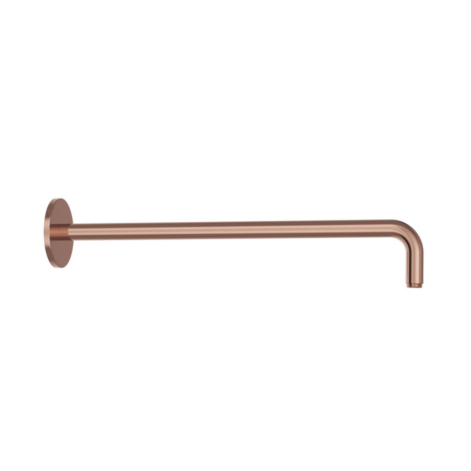 SHOWER ARM 20MM DIA & 300MM LONG ROUND SHAPE WITH FLANGE - JAQUAR FAUCETS - ( BLUSH GOLD PVD - SHOWER ACC. - 300x20 mm - 12inchX0.8inch )