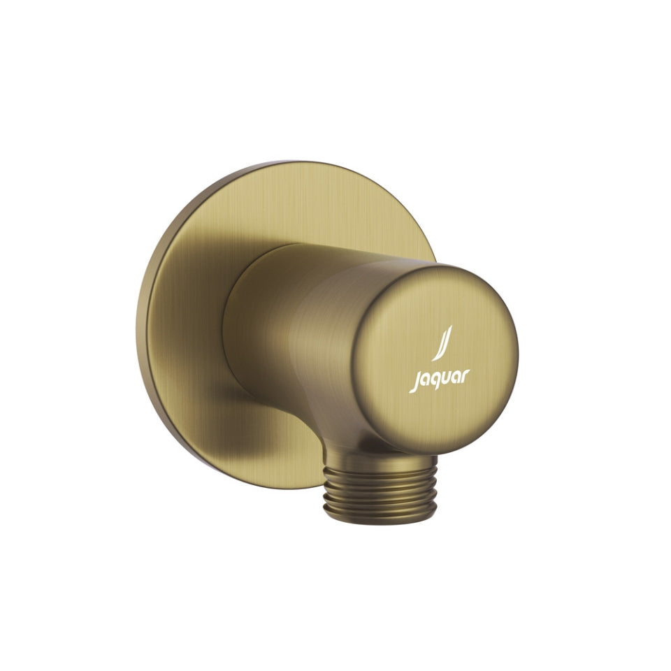 WALL OUTLET FOR TELE SHOWER ROUND - JAQUAR FAUCETS - ( ANTIQUE BRONZE - SHOWER ACC. - 0x15 mm - 0inchX0.5inch )