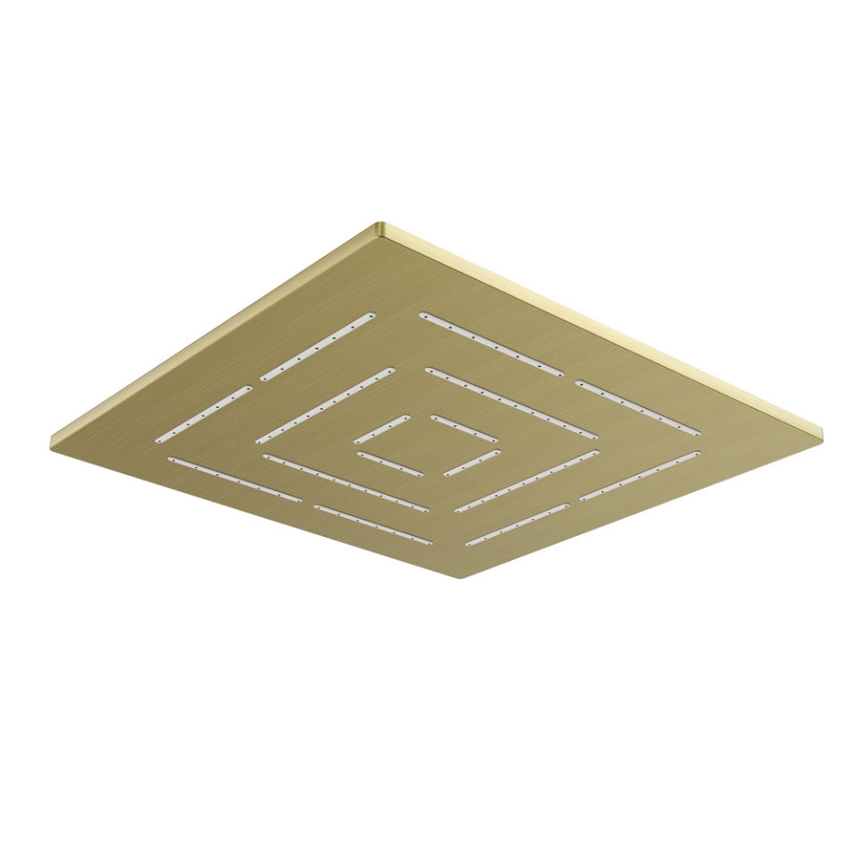MAZE SQUARE 6 - JAQUAR FAUCETS - ( ANTIQUE BRONZE - OVERHEAD SHOWER - 15x150 mm - 0.5inchX5inch )