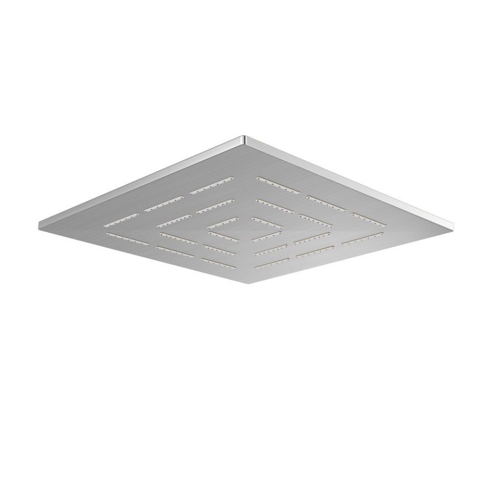 MAZE SQUARE 9.5 - JAQUAR FAUCETS - ( STAINLESS STEEL - OVERHEAD SHOWER - 15x240 mm - 0.5inchX9.5inch )