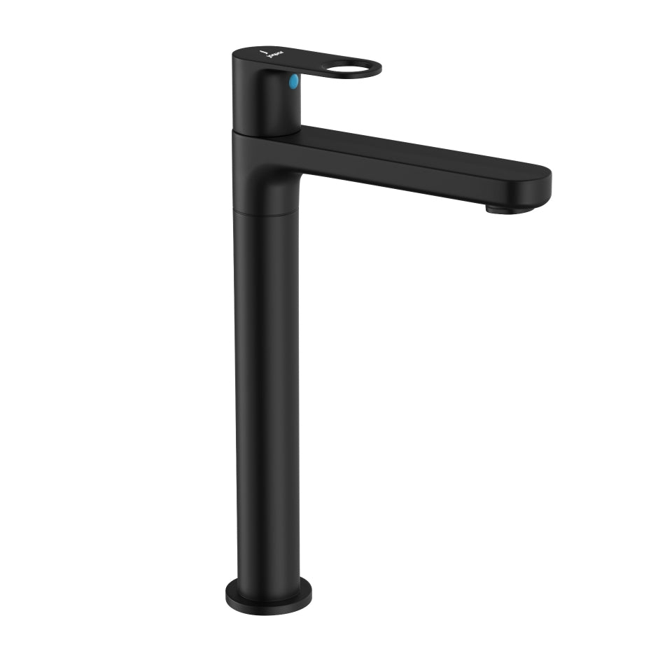 PILLAR COCK WITH 200MM EXTN BODY - JAQUAR FAUCETS - ( BLACK MATT - ORNAMIX PRIME - 0x15 mm - 0inchX0.5inch )