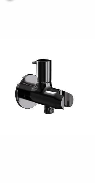WALL OUTLET WITH HOSE ROUND - JAQUAR FAUCETS - ( BLACK CHROME - ALLIED - 0x15 mm - 0inchX0.5inch )