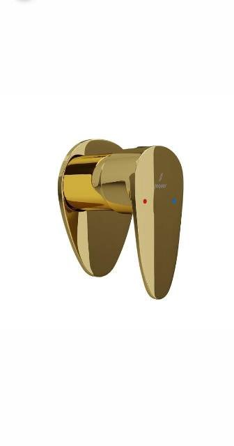 (PRUN) EXPOSED PART KIT OF CONCEALED STOP COCK & FLUSH COCK - JAQUAR FAUCETS -  ( GOLD - VIGNETTE PRIME - 0x15 mm - 0inchX0.5inch )
