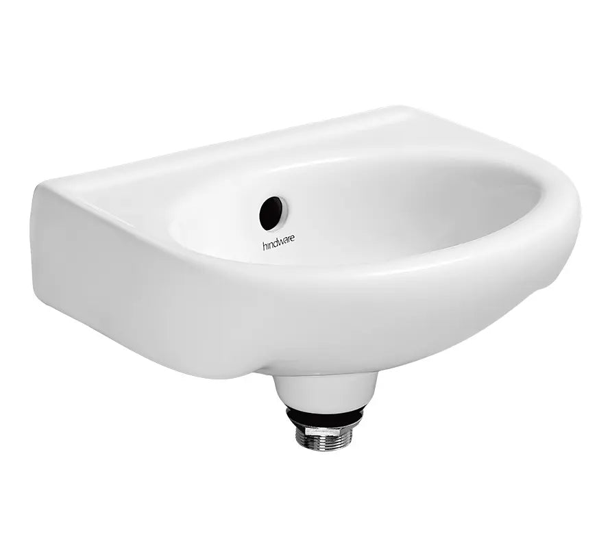 WASH BASIN WALL HUNG - HINDWARE - ( STAR WHITE - CUTE - 350x265 mm - 14inchX10.5inch )