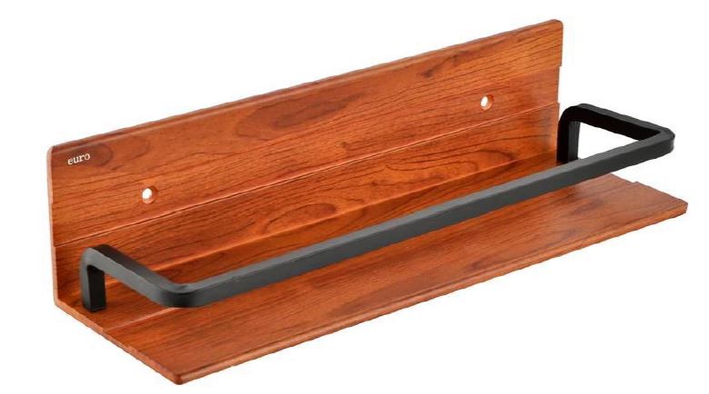 WOODEN MULTI PURPOSE SHELF - BETTER LIVING - ( BLACK - EURO WOODEN BLACK ACCESSORIES - 0x0 mm - 0inchX0inch )