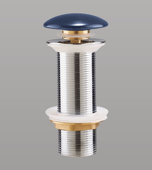CERAMIC POP UP WASTE COUPLING - AQUANT - ( ROYAL NAVY - - 125x32 mm - 5inchX1.28inch )