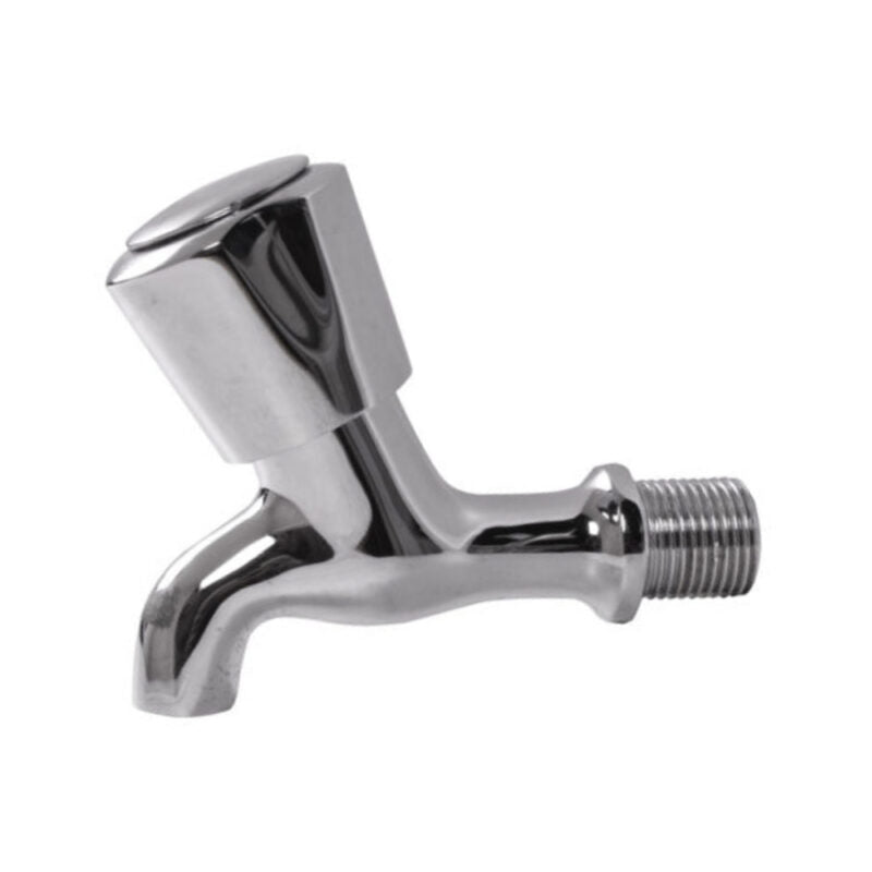 BIB COCK SHORT BODY TRI W/O FLANGE - VIKING -  ( POLISHED CHROME -  - 0x15 mm - 0inchX0.6inch )