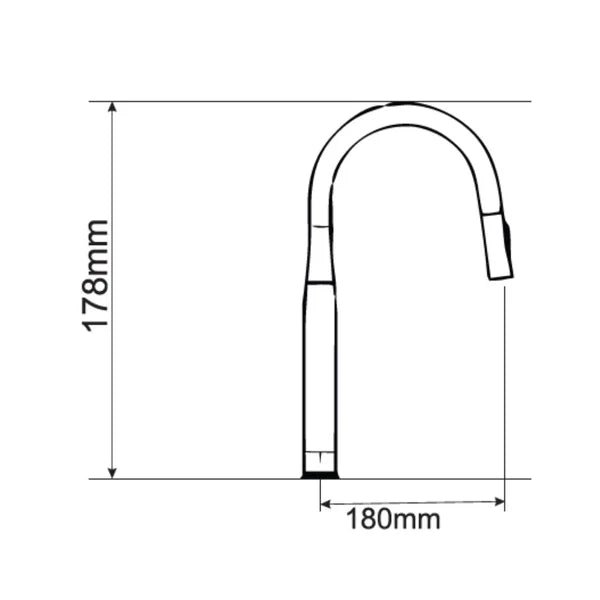 KITCHEN FAUCET WITH TOUCH SENSOR - CARYSIL - ( CHROME - ACCESSORIES - 0x15 mm - 0inchX0.5inch )