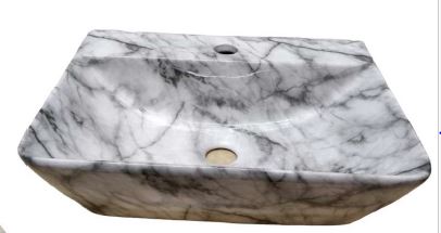 CERAMIC RECTANGLE COUNTER TOP WASH BASIN WITH TAPHOLE - BETTER LIVING - ( - REFLEX - 450x350 mm - 18inchX14inch )