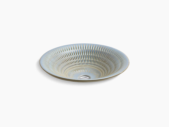 DERRINGTM CARILLONTM -HANDCRAFTED CERAMICS COUNTER - KOHLER LUXURY - ( BLUESTONE RUTILE - LUXURY - 449x449 mm - 17.96inchX17.96inch )