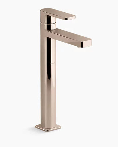 (PRUN)PARALLEL-TALL PILLAR COCK - KOHLER POPULAR -  ( ROSE GOLD - POPULAR - 0x15 mm - 0inchX0.6inch )