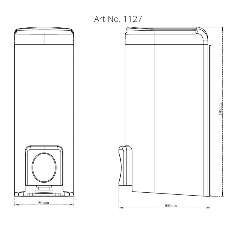 LOTION DISPENSER VEGA SMALL 500ML - VIKING -  ( CHR -  - 0x0 mm - 0inchx0inch )