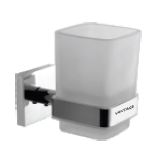 VANTAGE TUMBLER HOLDER GLASS - BETTER LIVING - ( CHROME - VANTAGE RHOMBUS - 0x0 mm - 0inchX0inch )