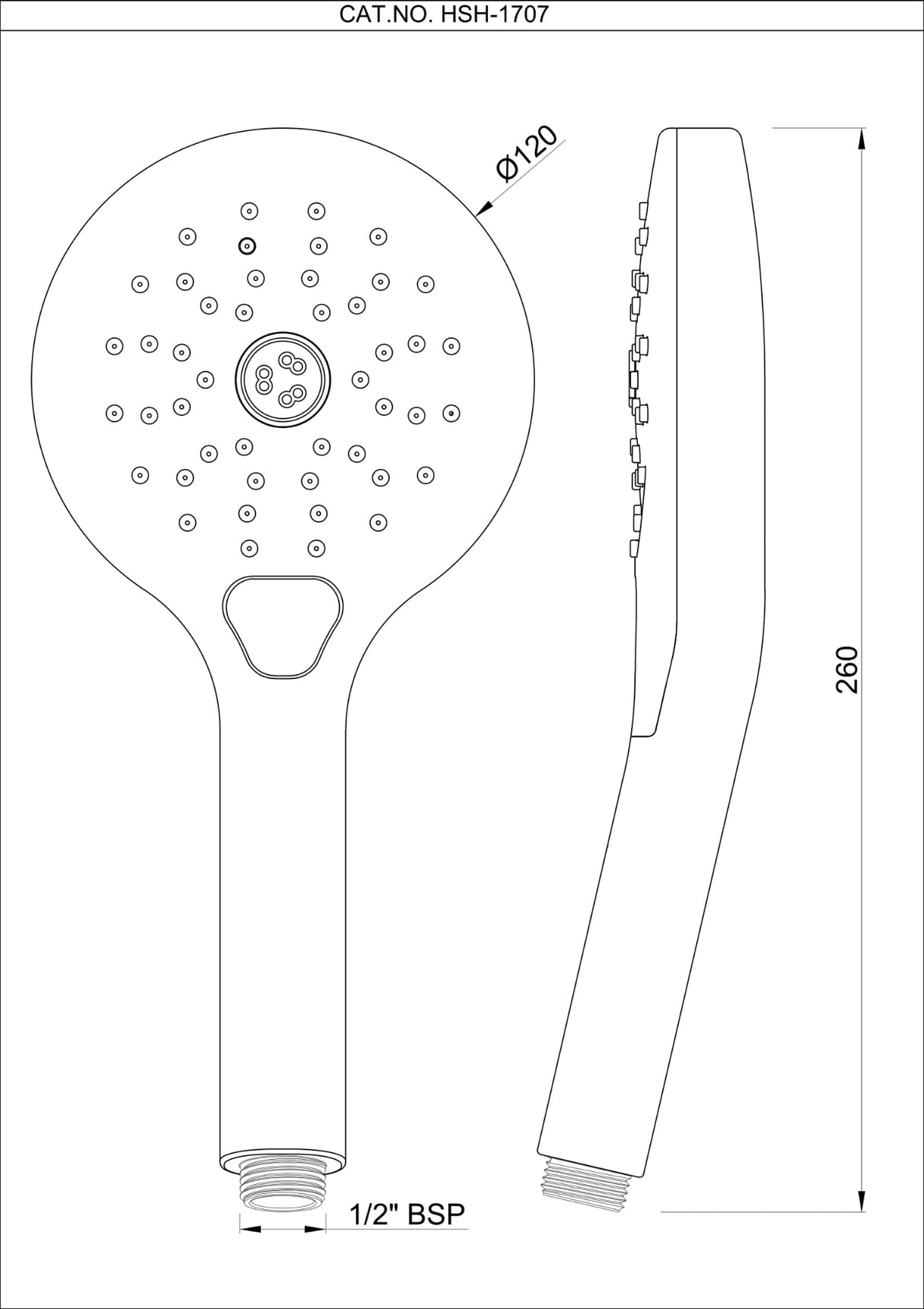 MEDLEY HAND SHOWER W/O HOSE - JAQUAR FAUCETS - ( BLACK MATT - MEDLEY SHOWER - 0x15 mm - 0inchX0.5inch )