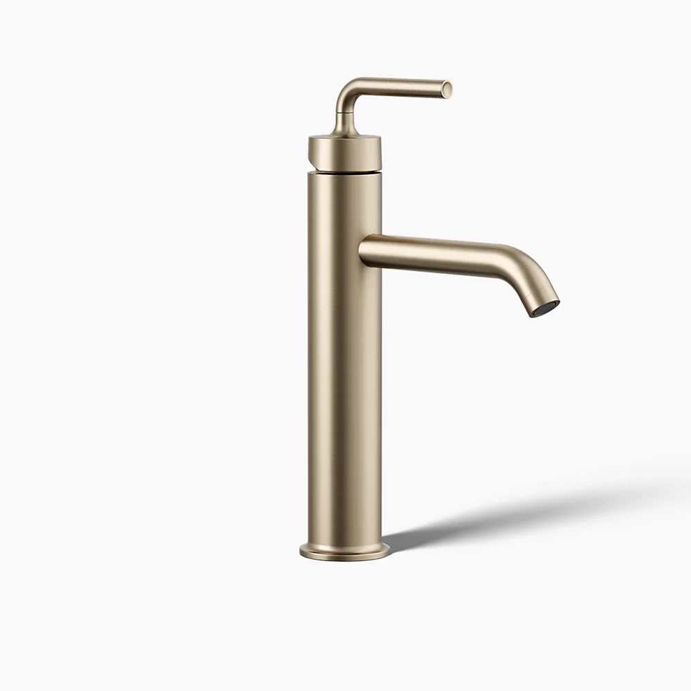 PURIST TALL SINGLE CONTROL LAV FAUCET W/LEVER HANDLE - KOHLER LUXURY - ( VIBRANT BRUSHED BRONZE - LUXURY - 0x15 mm - 0inchX0.5inch )