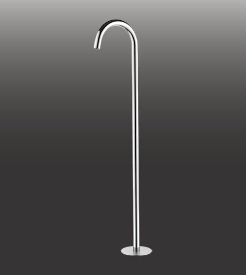 BRASS FLOOR STANDING SPOUT - AQUANT - ( CHROME - - 1140x0 mm - 45.6inchX0inch )