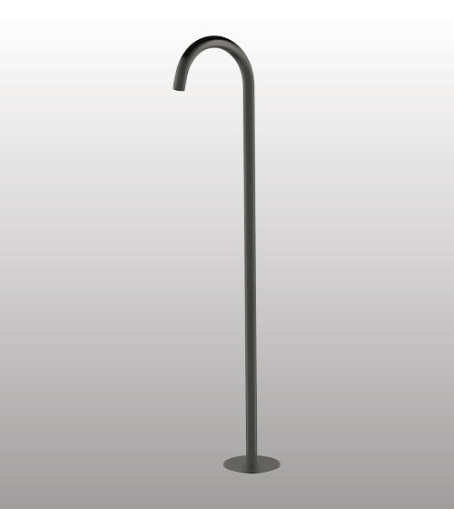 BRASS FLOOR STANDING SPOUT - AQUANT - ( GRAPHITE GREY - - 1140x0 mm - 45.6inchX0inch )