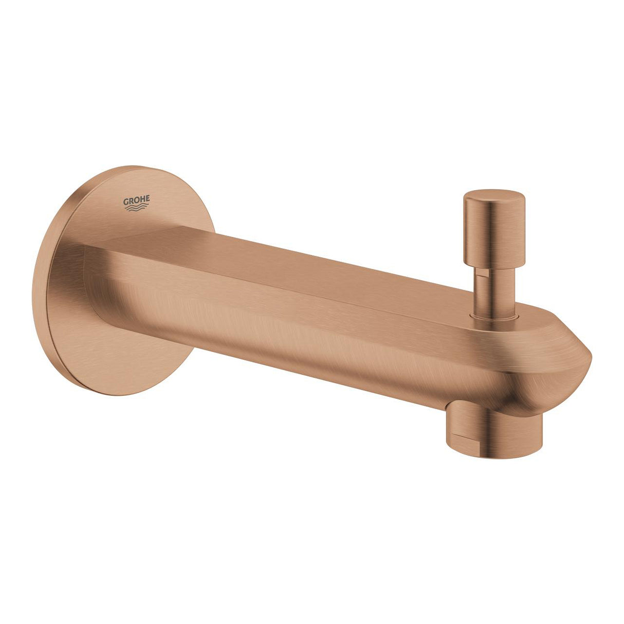 EURODISC COSMOPOLITAN BATH SPOUT WITH DIVERTER - GROHE - ( BRUSHED WARM SUNSET - G5 - EURODISC - 0x0 mm - 0inchX0inch )