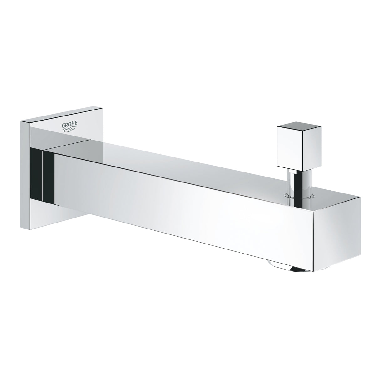 UNIVERSAL CUBE BATH SPOUT WITH DIVERTER - GROHE - ( CHROME - G3 - EUROCUBE - 0x15 mm - 0inchX0.6inch )
