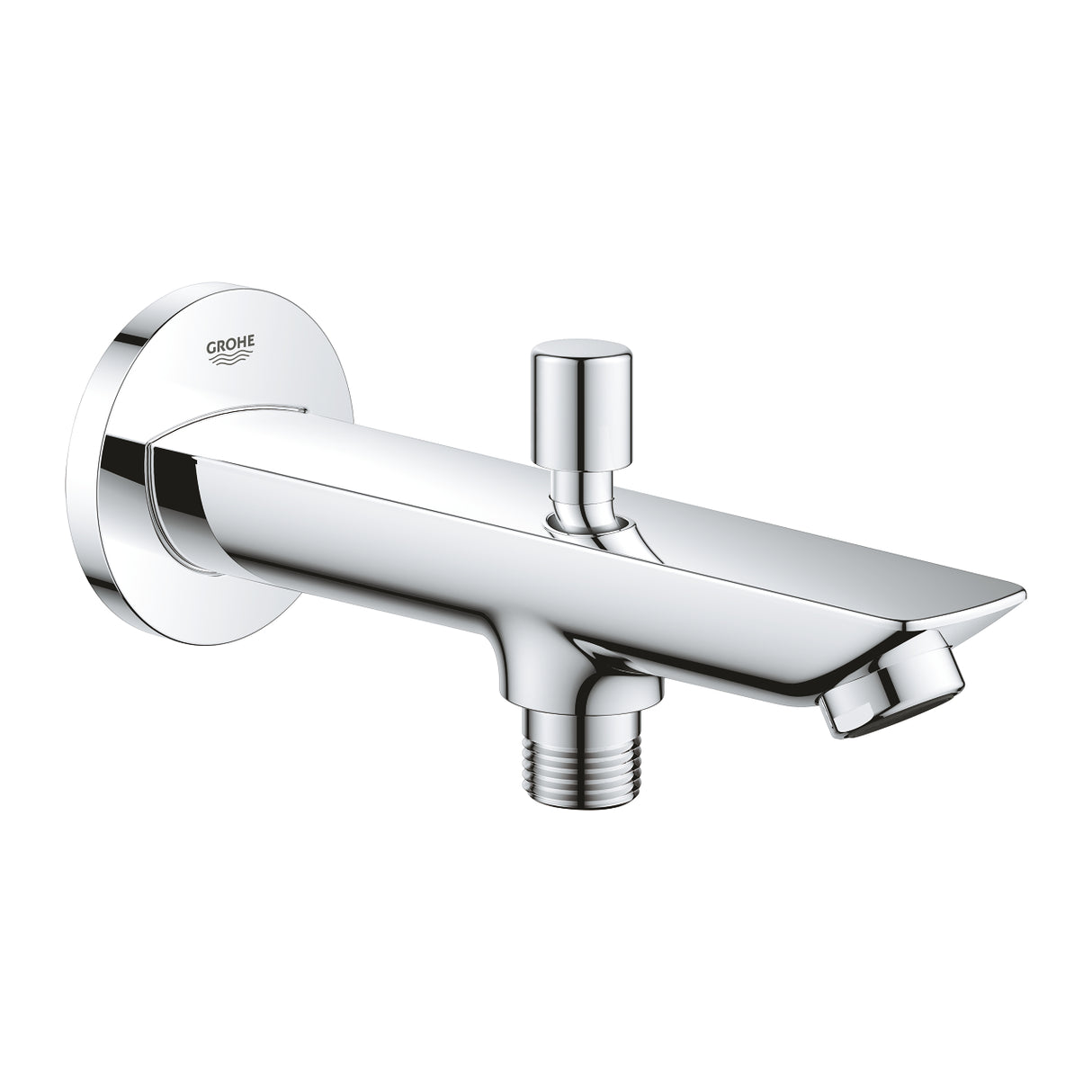 NEW BAUCOSMOPOLITAN BATH SPOUT WITH DIVERTER - GROHE-G2 - ( CHROME - G2 - BAUCOSMOPOLITAN - 0x0 mm - 0inchX0inch )