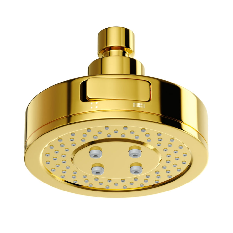 MEDLEY OVERHEAD SHOWER W/O ARM - JAQUAR FAUCETS - ( BRIGHT GOLD PVD - MEDLEY SHOWER - 0x15 mm - 0inchX0.5inch )