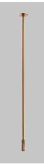 BRASS EXTENSION PIPE FOR CEILING MOUNTED BASIN TAP - AQUANT - ( BRUSHED ROSE GOLD - - 300x0 mm - 12inchX0inch )