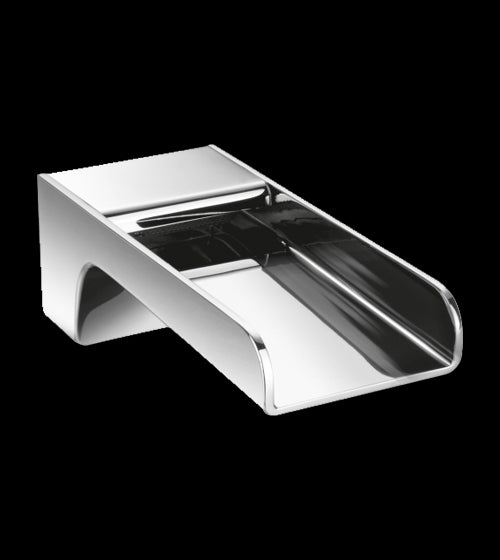BRASS WATERFALL BATH SPOUT - AQUANT -  ( CHROME -180X80 mm-7.2inchX3.2inch )