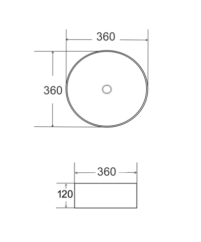 CERAMIC TABLE TOP WASH BASIN - BETTER LIVING -  (  - MOROCCON - 360x360 mm - 14.4inchX14.4inch )