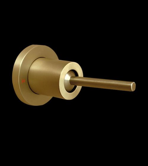 WALL MOUNTED DEUSHER MIXER - AQUANT - ( BRUSHED GOLD - - 1005x52 mm - 40inchX2inch )