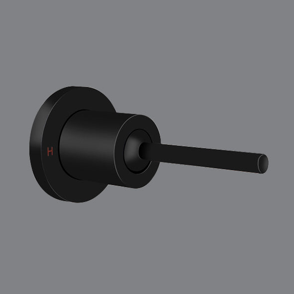 WALL MOUNTED DEUSHER MIXER - AQUANT - ( MATT BLACK - - 1005x52 mm - 40inchX2inch )