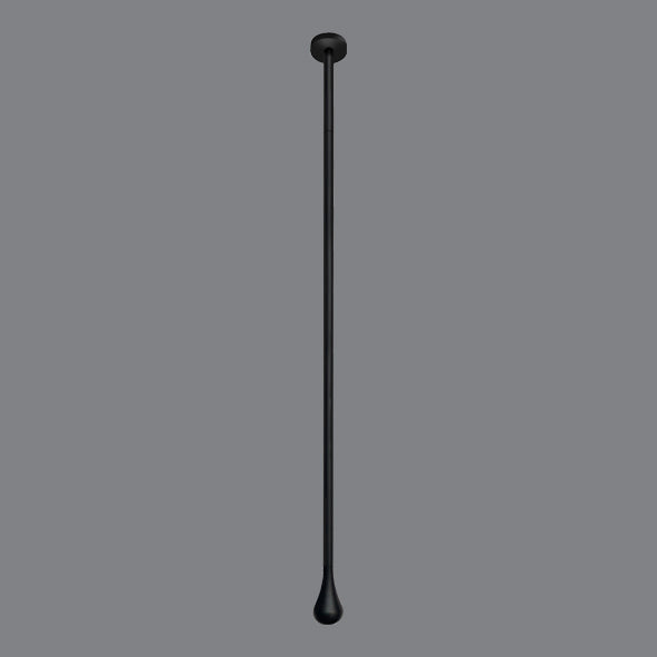 CEILING/M BASIN SPOUT 200MM EXTN PIPE - AQUANT - ( MATT BLACK - - 0x52 mm - 40inchX2.08inch )