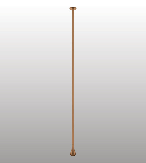 CEILING MOUNTED BRASS BASIN SPOUT - AQUANT -  ( BRUSHED ROSE GOLD -  - 1000x0 mm - 40inchX0inch )
