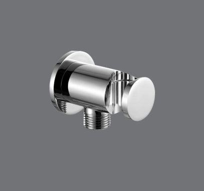 WALL OUTLET W/HAND SHOWER STAND BRASS - AQUANT-( CHROME -56mm - 2.24inch )