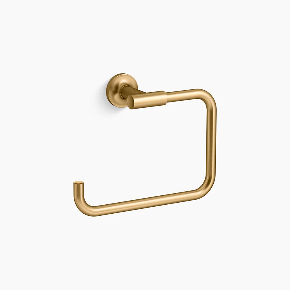(O2S)PURIST-TOWEL RING - KOHLER LUXURY -  ( FRENCH GOLD - LUXURY - 0x0 mm - 0inchx0inch )