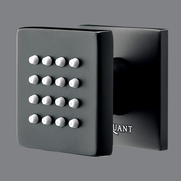 S/L FUN BRASS SQUARE BODY JET - AQUANT - ( GRAPHITE GREY - - 50x50 mm - 2inchX2inch )