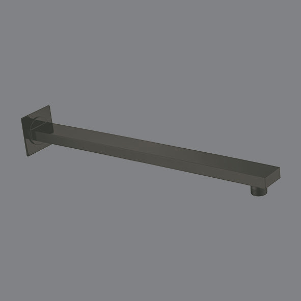 BRASS SHOWER ARM - AQUANT - ( GRAPHITE GREY - - 0x400 mm - 0inchX16inch )
