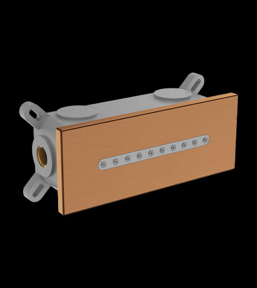 BRASS BODY SHOWER BUILT-IN CONCEALED SYSTEM - AQUANT - ( BRUSHED ROSE GOLD - - 0x0 mm - 0inchx0inch )