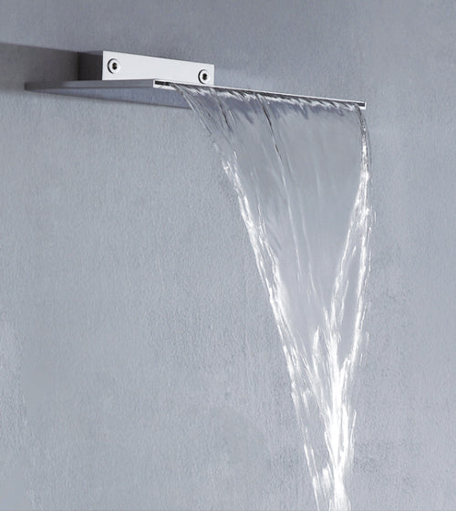 WATER FALL SHOWER 300MMX200MM - AQUANT - ( CHROME - - 0x20 mm - 0inchX0.8inch )