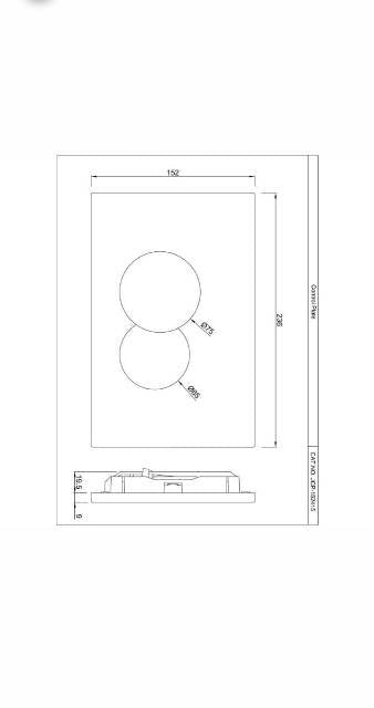 CONTROL PLATE OPAL - JAQUAR CISTERN - ( GOLD - OPAL - 0x0 mm - 0inchX0inch )