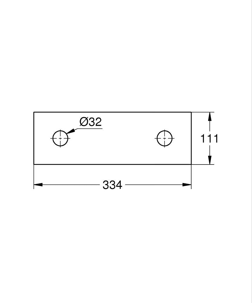 RSH AQUA 2 CEILING SHOWER COVER PLATE - GROHE - ( - G5 - RAINSHOWER AQUA - 0x15 mm - 0inchX0.5inch )