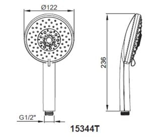 (O2S)RAINDUET-MULTIFUNCTION HANDSPRAY - KOHLER PREMIUM -  ( BRUSHED NICKEL - PREMIUM - 0x0 mm - 0inchx0inch )