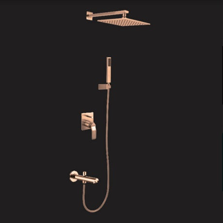 (PRUN) SL/DIV OH/SHWR W/ARM H/SHWR.SET B/SPOUT - AQUANT -  ( BRUSHED GOLD -  - 0x0 mm - 0inchx0inch )