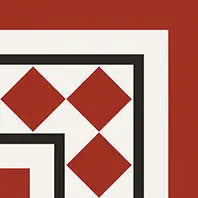 HISTO TERRA CORNER MATT - SIMPOLO-TILES - ( - TINY TILE MATT - 198x198 mm - 7.8inchX7.8inch )