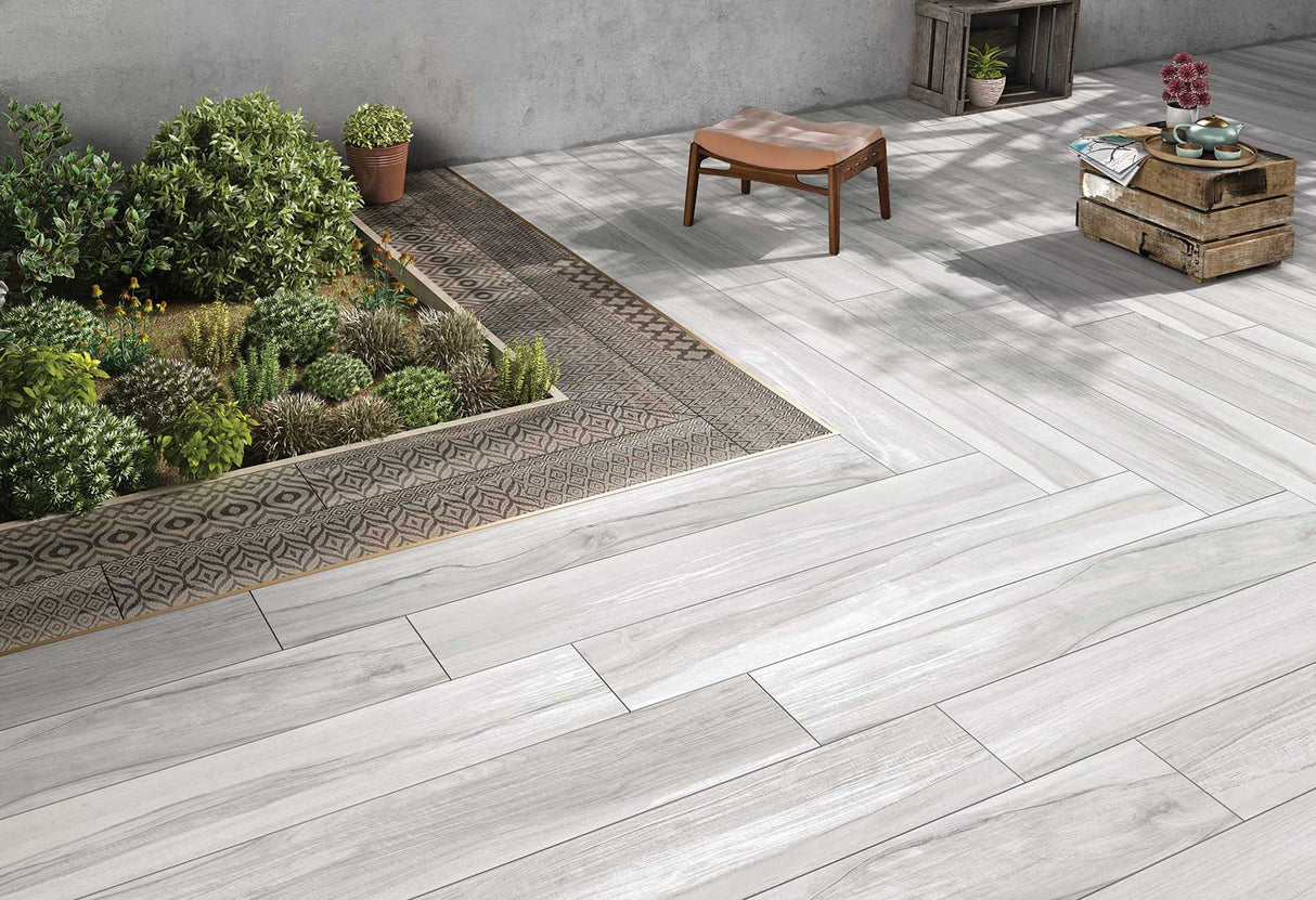 HISTORIC WASH GREY - COLORTILE - ( - SPREAD SPARKLE - 1200x195 mm - 48inchX7.7inch )