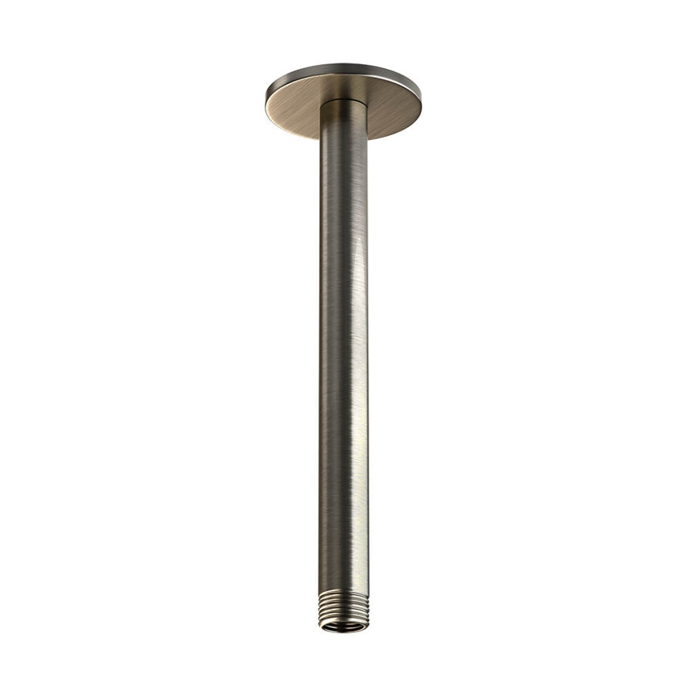 SHOWER ARM 100M CEILING MOUNTED W/FLANGE - JAQUAR FAUCETS - ( STAINLESS STEEL - SHOWER ACC. - 20x100 mm - 0.8inchX4inch )