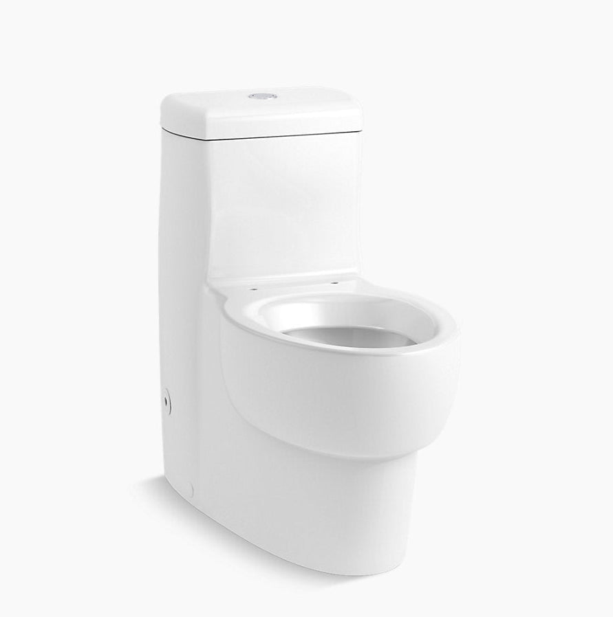 OVE 1-PC TOILET (P TRAP - 185MM) W/O SEAT COVER FOR 17629IN-SM-0 - KOHLER PREMIUM -  ( WHITE - PREMIUM - 0x0 mm - 0inchx0inch )
