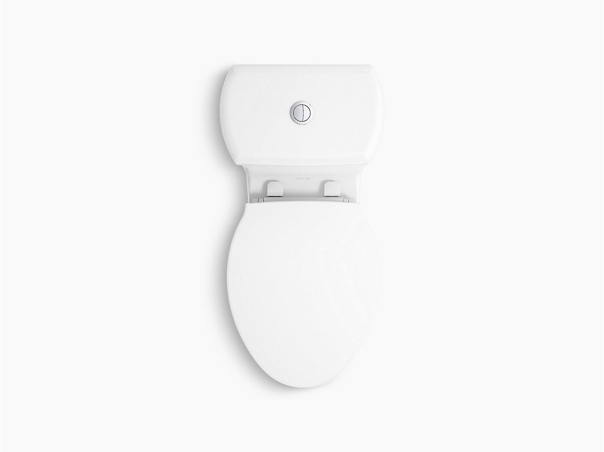 OVE 1-PC TOILET (P TRAP - 185MM) W/O SEAT COVER FOR 17629IN-SM-0 - KOHLER PREMIUM -  ( WHITE - PREMIUM - 0x0 mm - 0inchx0inch )